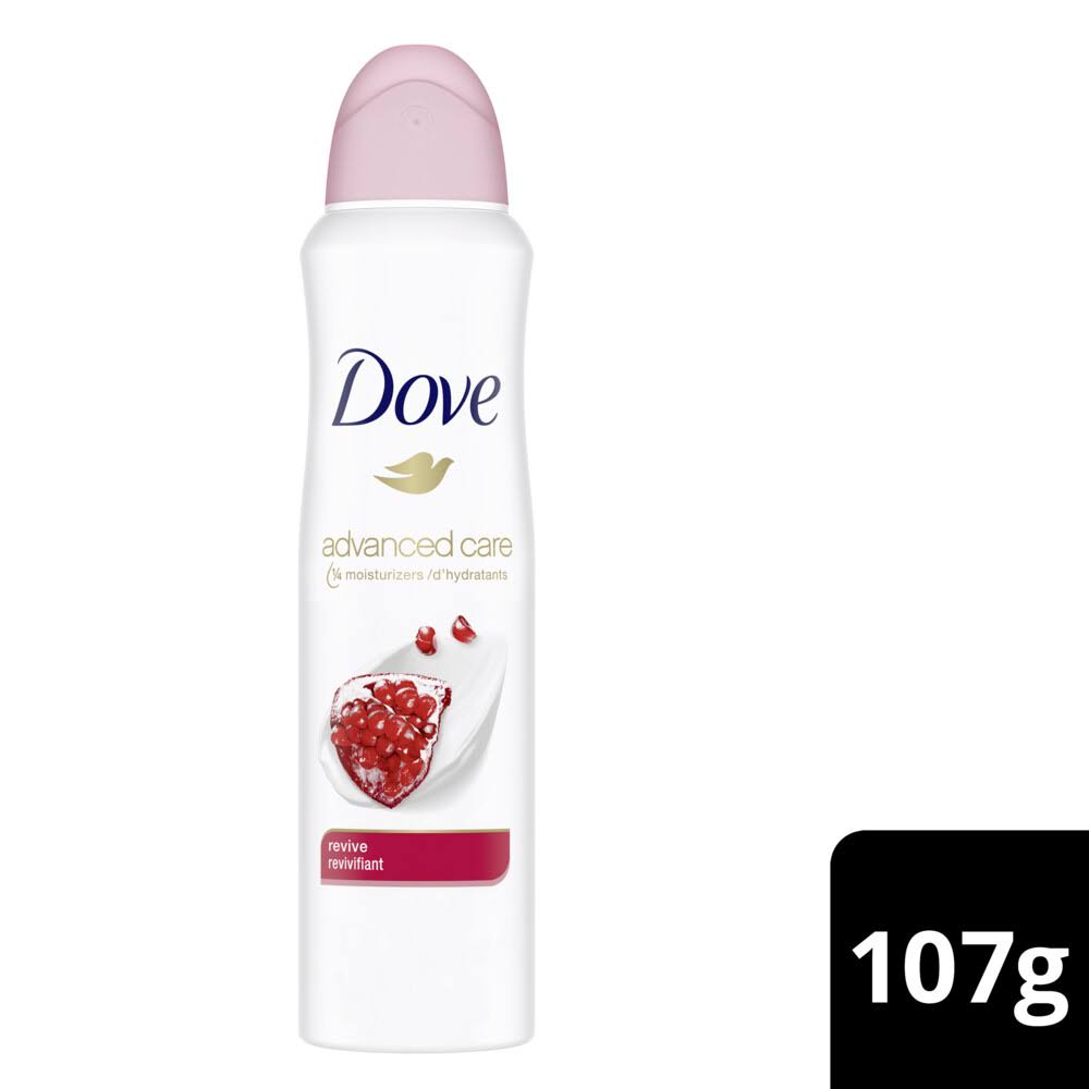 Dove Dry Spray 48-Hour Anti-Perspirant, Revive, 107 G