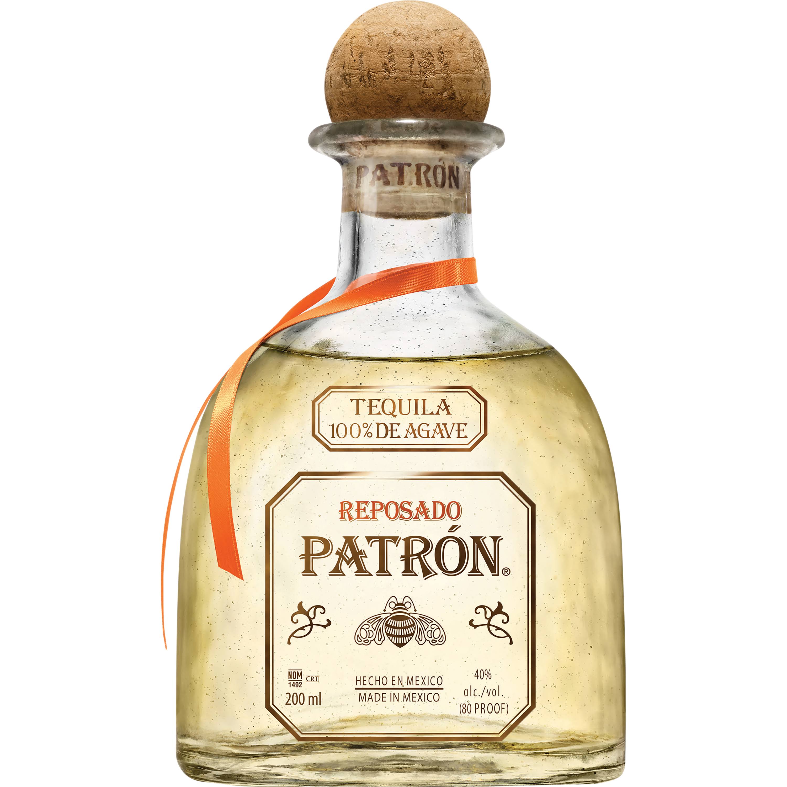 Patron Reposado Tequila - 200 ml bottle
