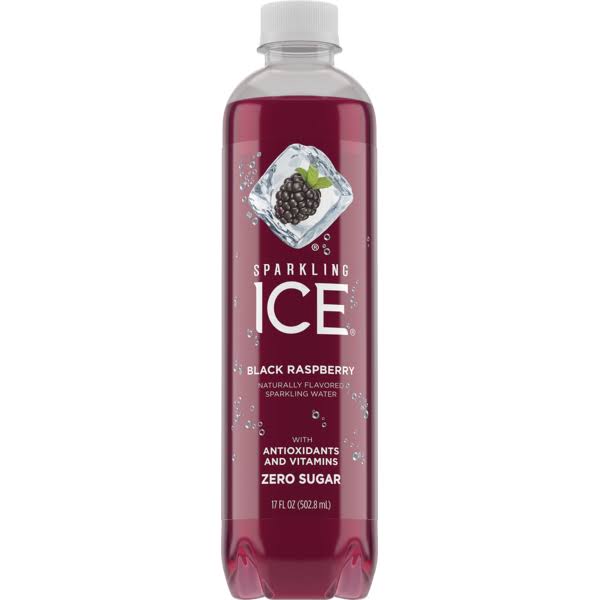 Sparkling Ice Spring Water, Black Raspberry - 17 fl oz bottle