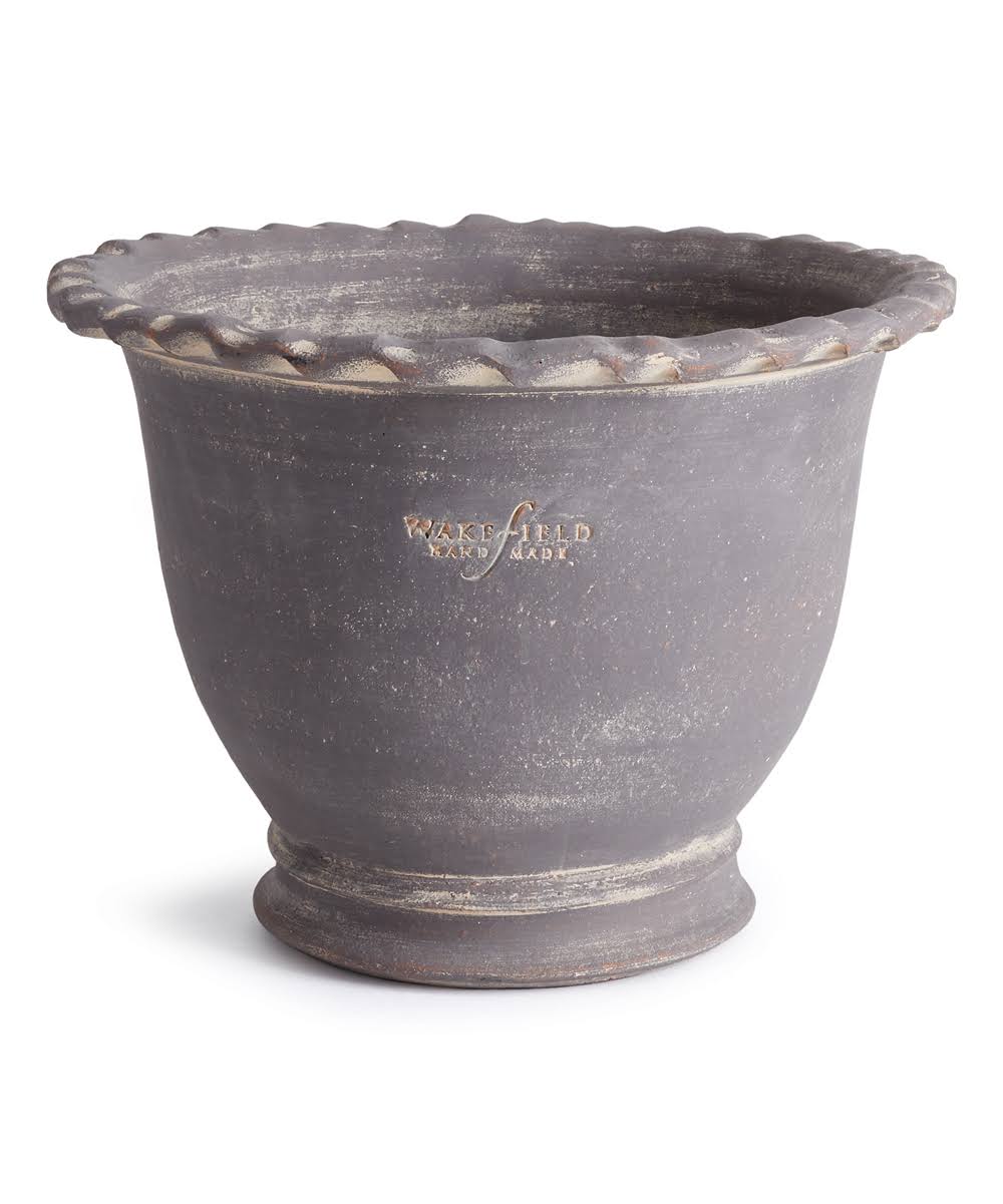Porch & Petal Gray Alvena Ceramic Pot One-Size