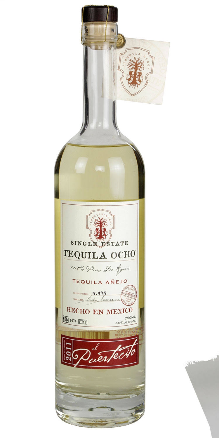 Tequila Ocho Anejo Tequila - 750 ml bottle