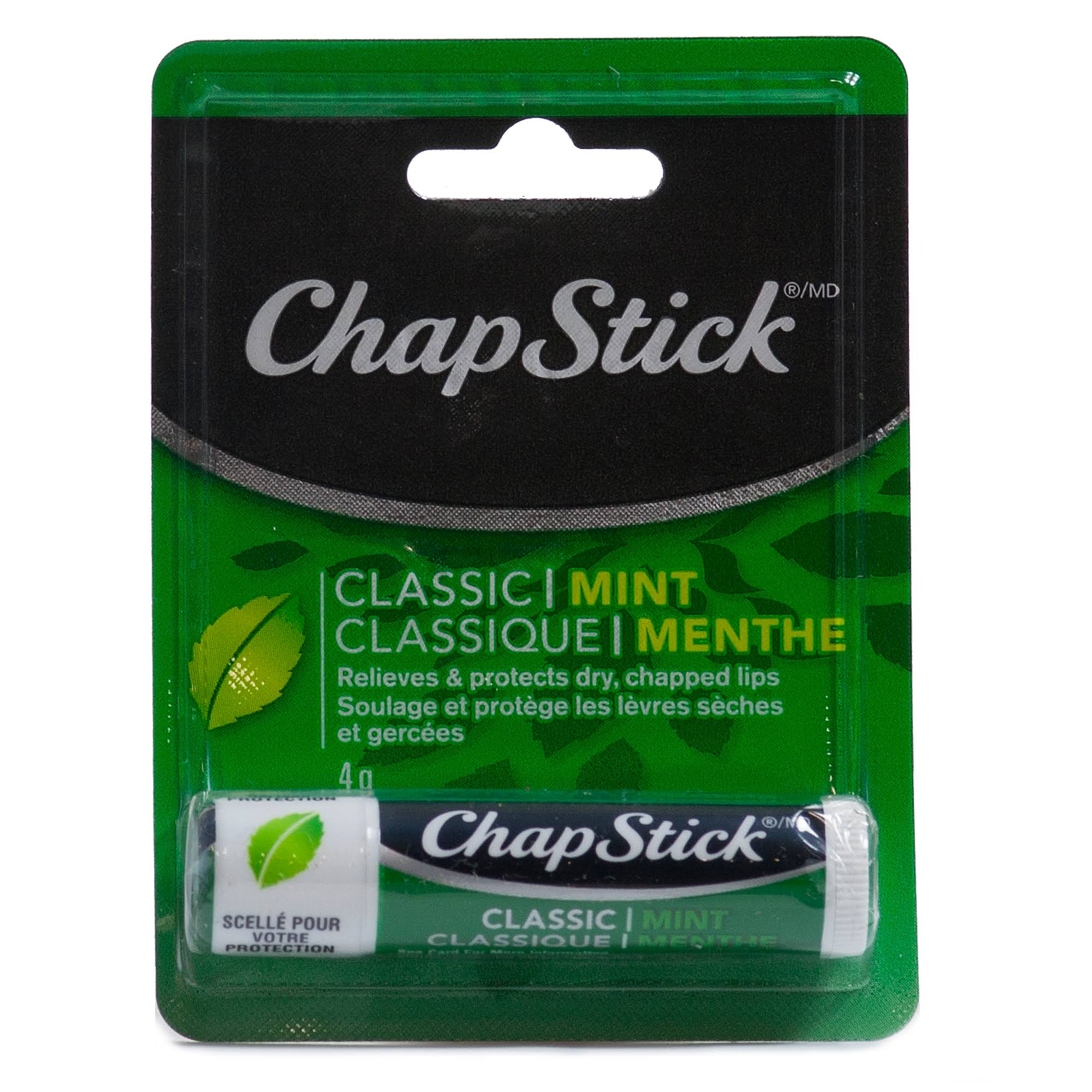 Chap Stick Lip Balm - Classic Mint, 4g