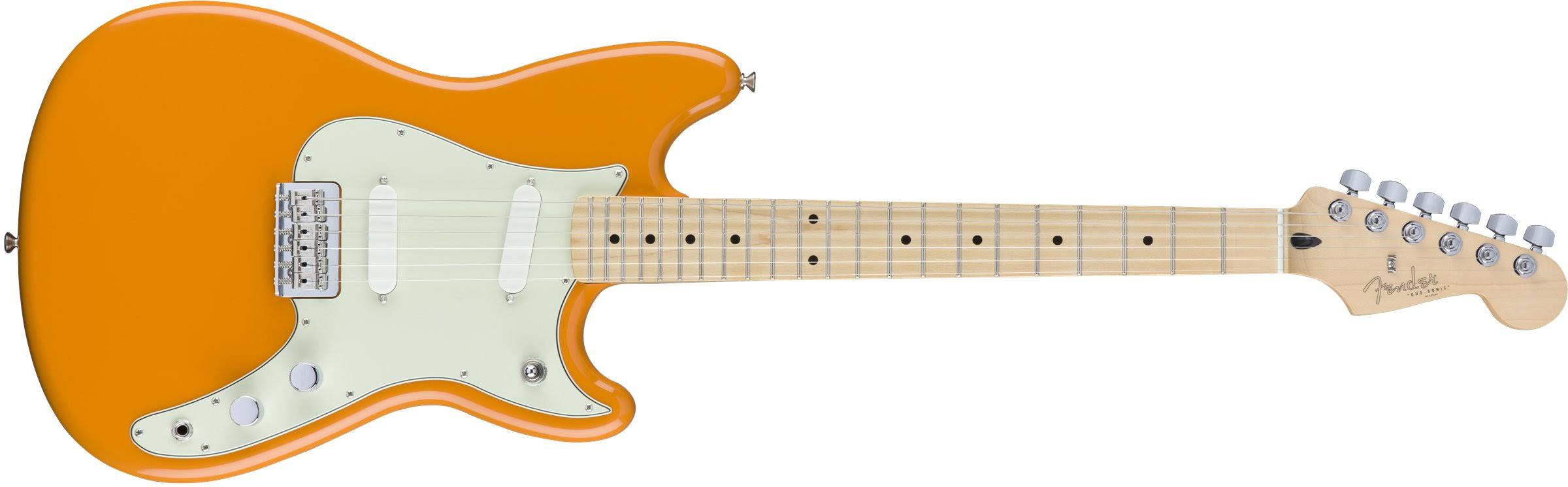 Duo Sonic Electric Guitar - Capri Orange, Maple Fingerboard