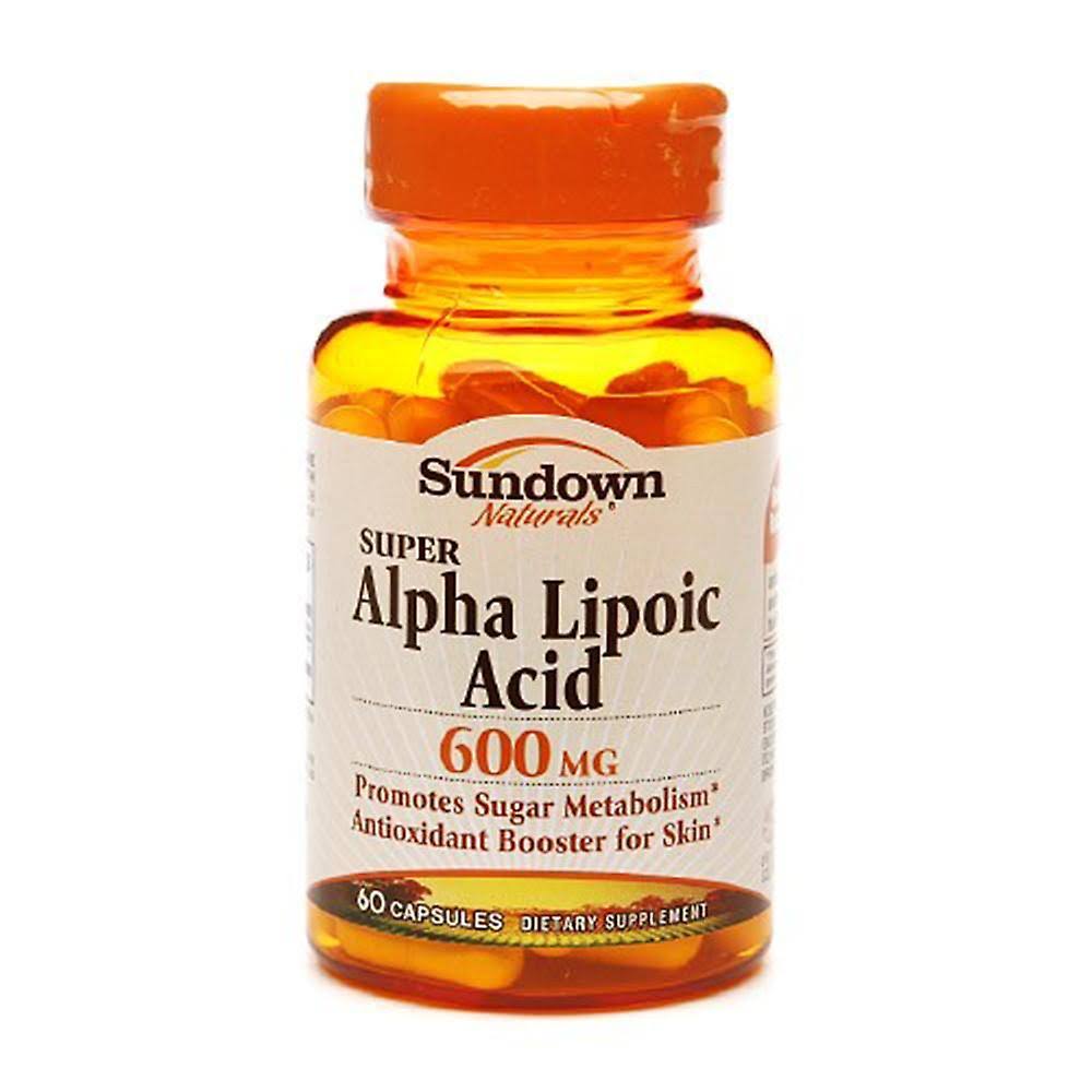 Sundown Naturals Super Alpha Lipoic Acid - 600mg, 60 Capsules
