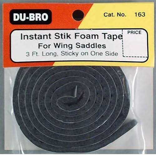 DuBro 163 Foam Saddle Tape 3' for Airplanes / Wing Hardware