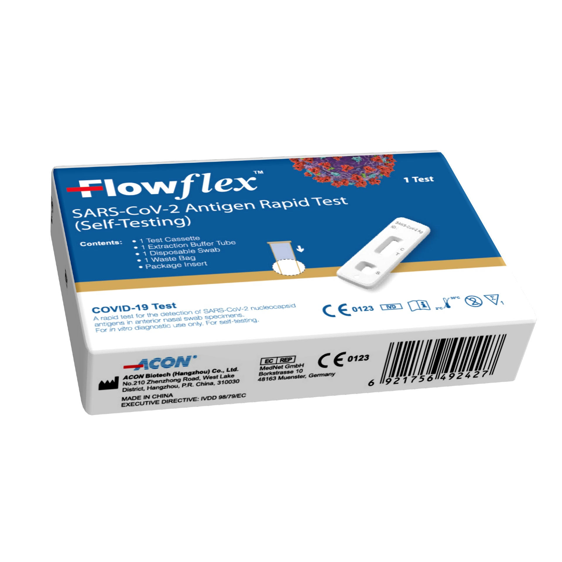 Flowflex Rapid Lateral Flow Covid-19 Antigen Test