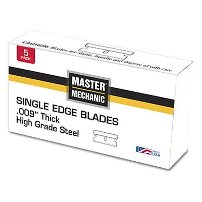 IDL Tool International 741355 Master Mechanic Single Edge Blade - Pack of 5