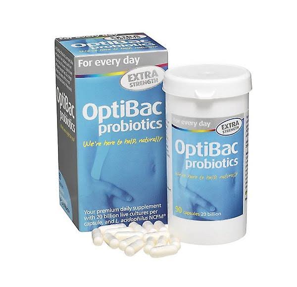 OptiBac Extra Strength Probiotics - 90 Capsules