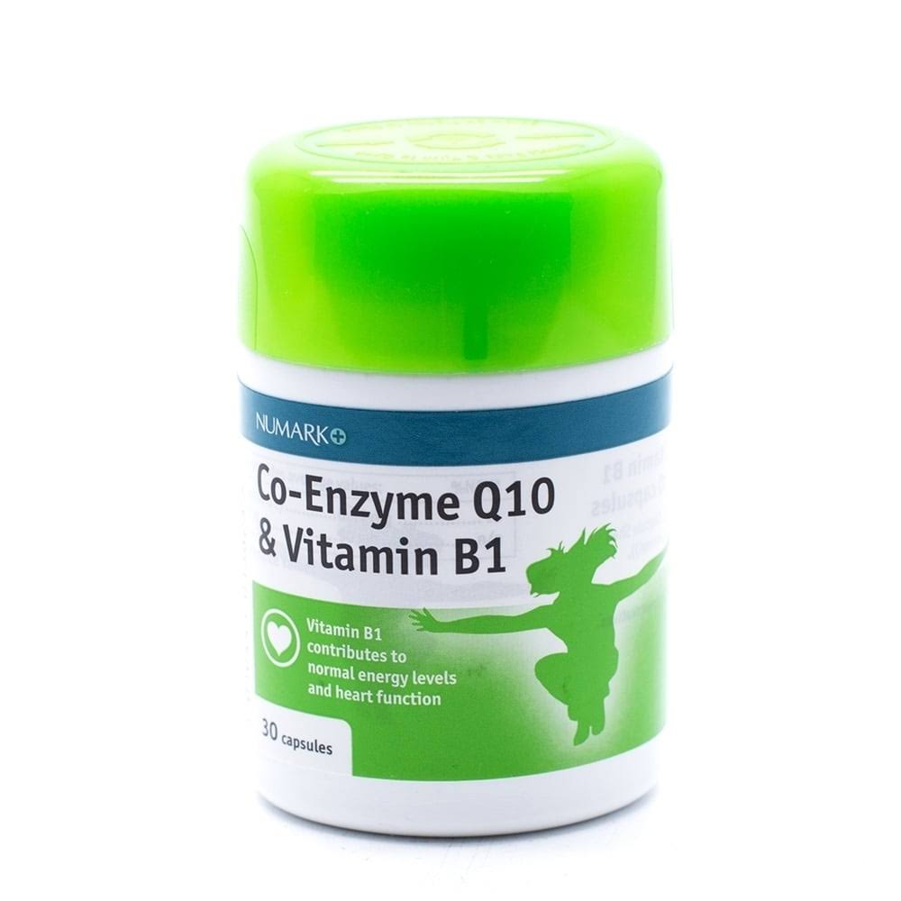 Numark Co-enzyme Q10 & Vitamin B1 Capsules - 30ct