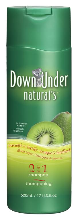 Down Under Natural's 2 In 1 Shampoo And Conditioner - Green, 500ml