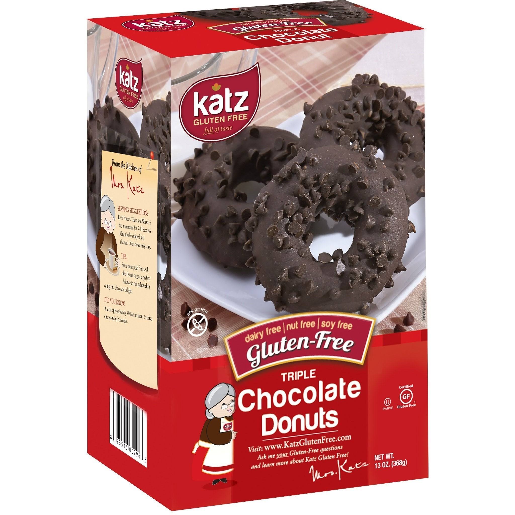 Katz Gluten Free Triple Chocolate Donuts