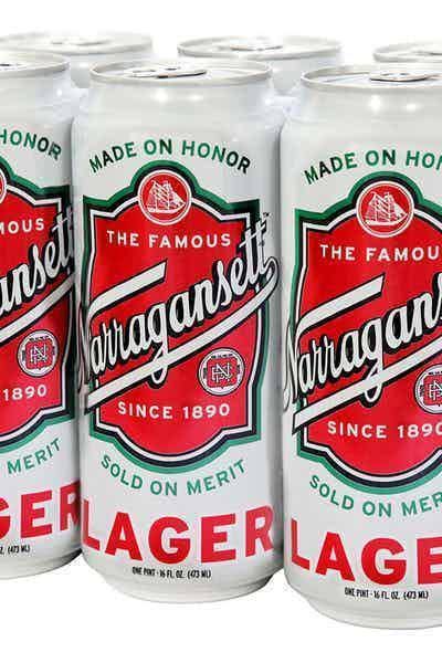 Narragansett Lager - 6 pack, 16 fl oz cans