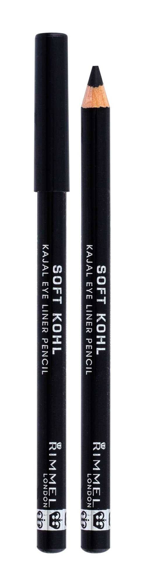 Rimmel London Soft Kohl Kajal Eye Liner Pencil - 061 Jet Black, 1.2g