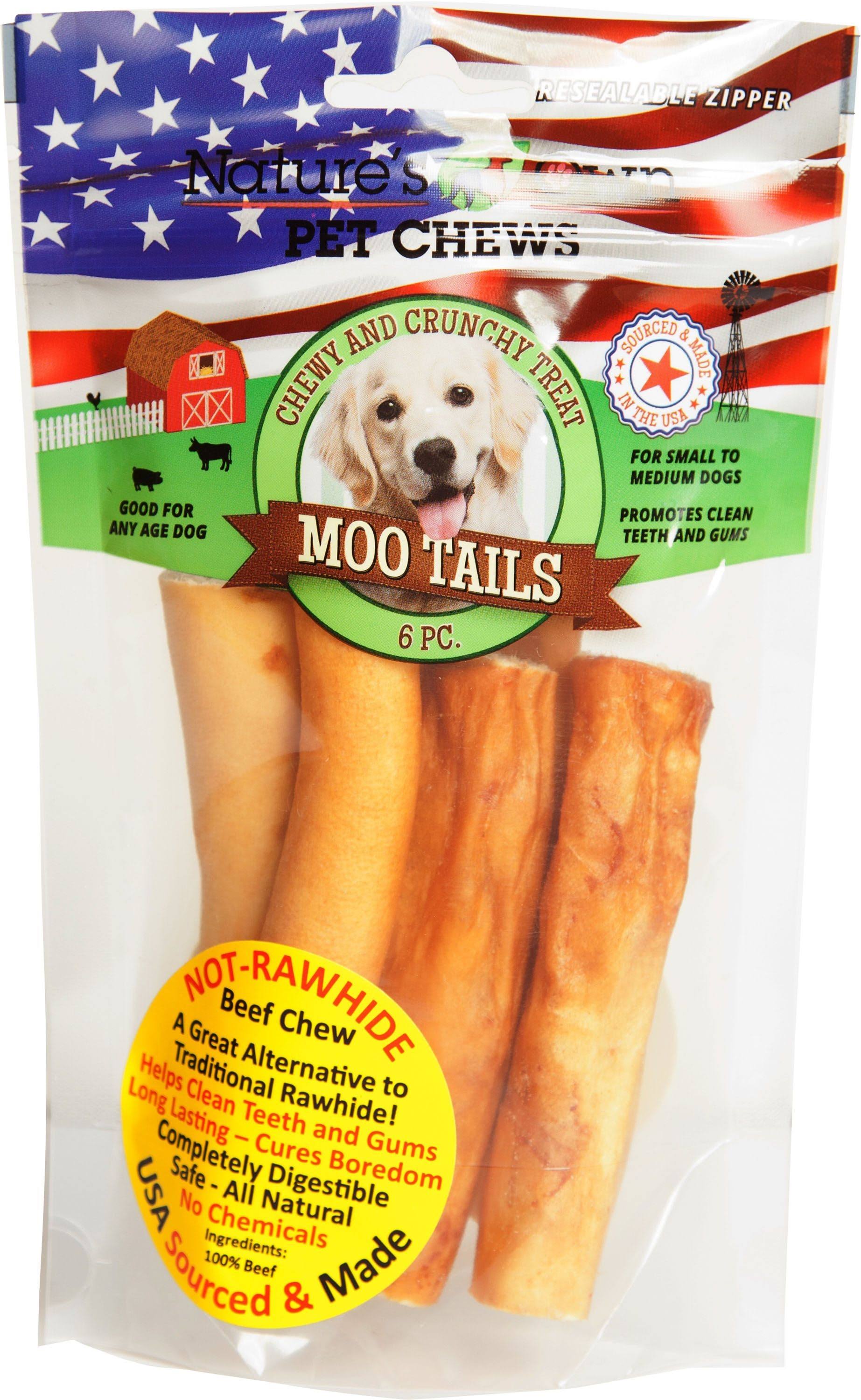 Nature's Own Moo Tails Dog Chew - 6pcs
