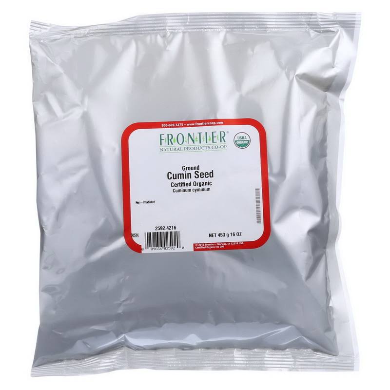 Frontier Herb Organic Ground Cumin Seed Powder - 16oz