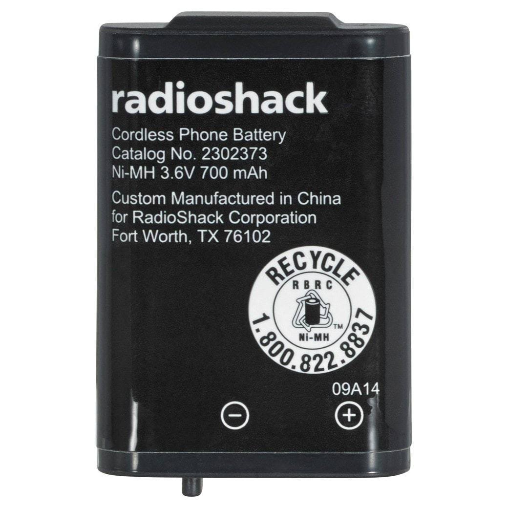 RadioShack Cordless Phone Battery - 3.6V, 700mAh Ni-MH