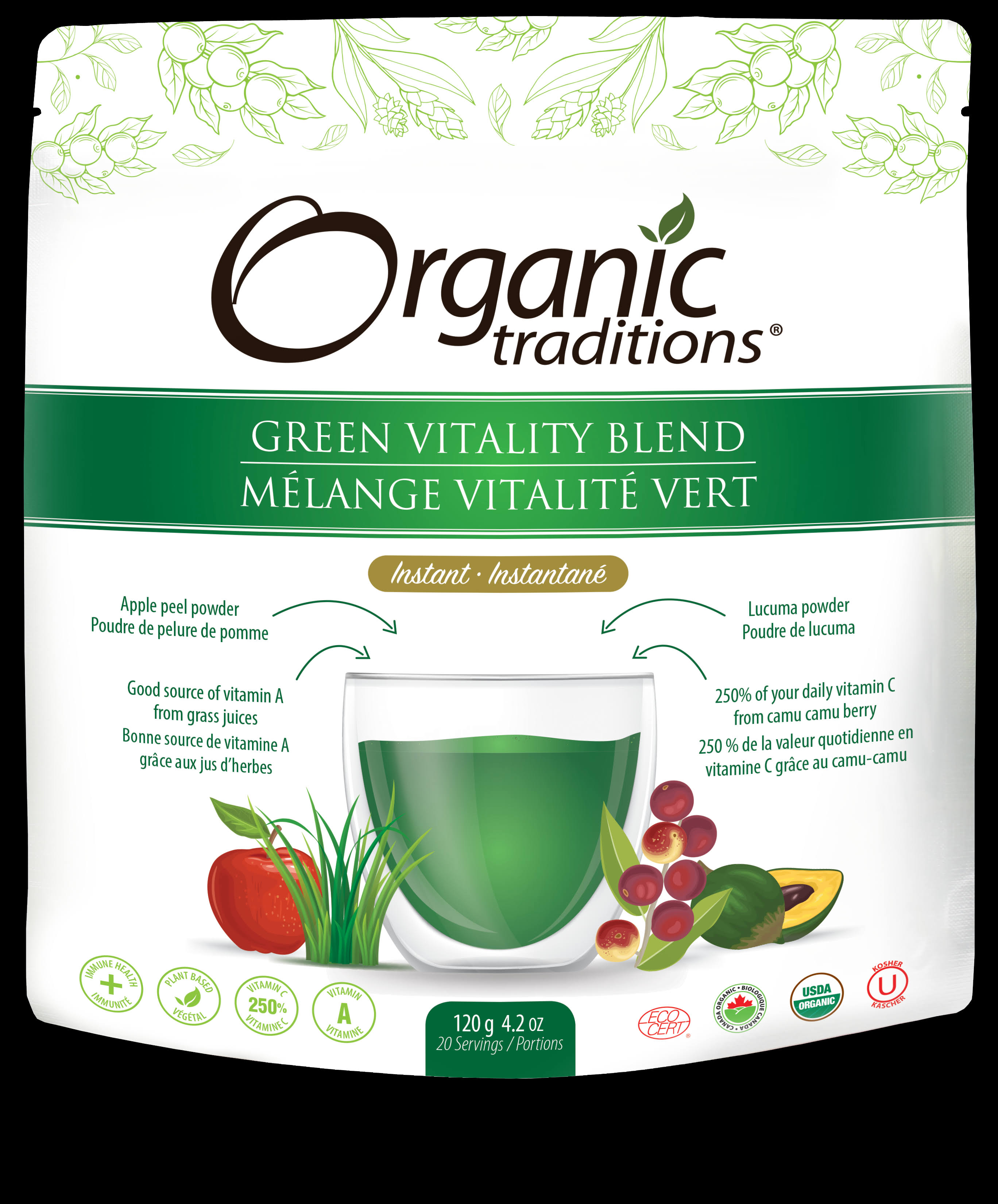Organic Traditions Green Vitality Blend (120 g)