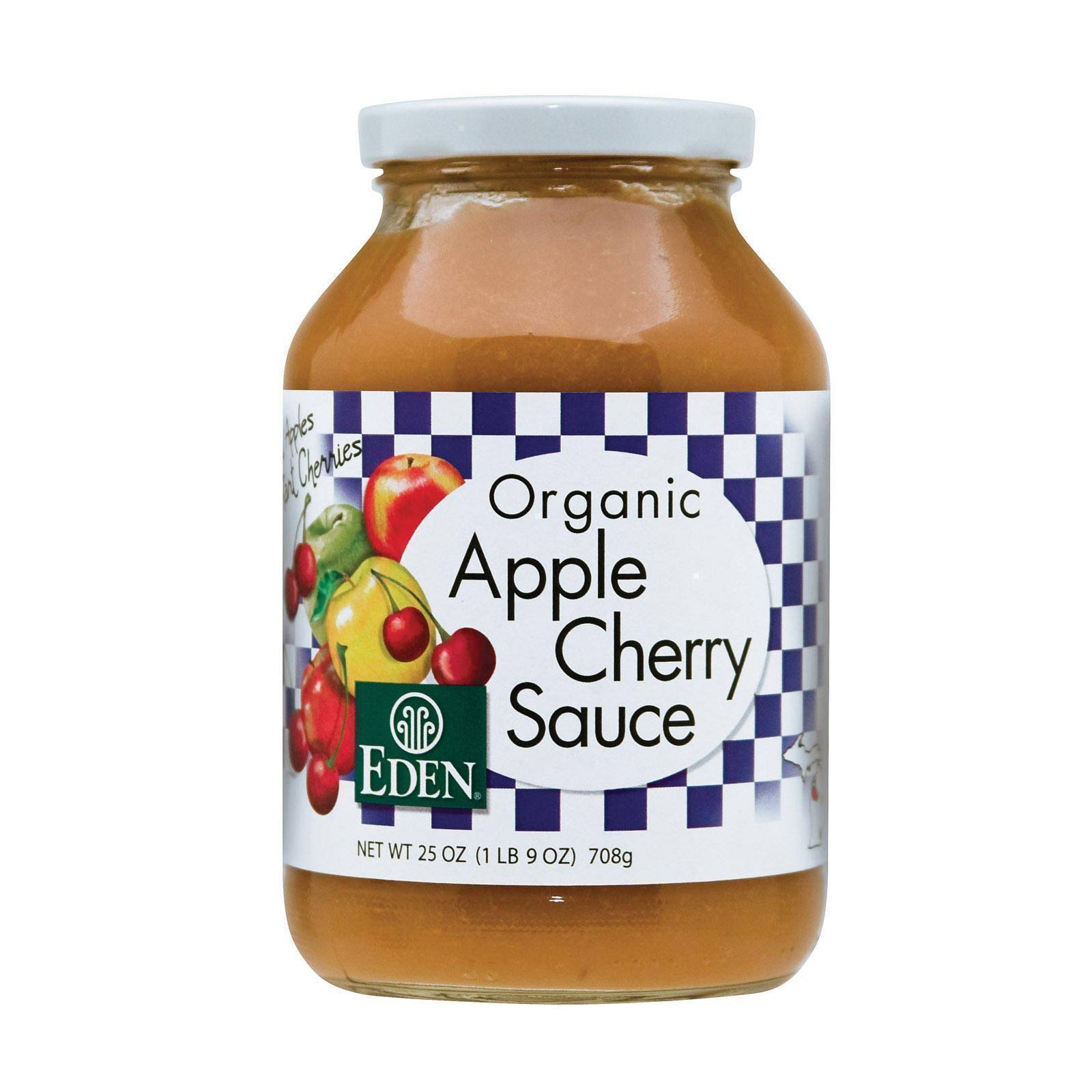 Eden Foods Organic Apple Cherry Sauce - 25oz