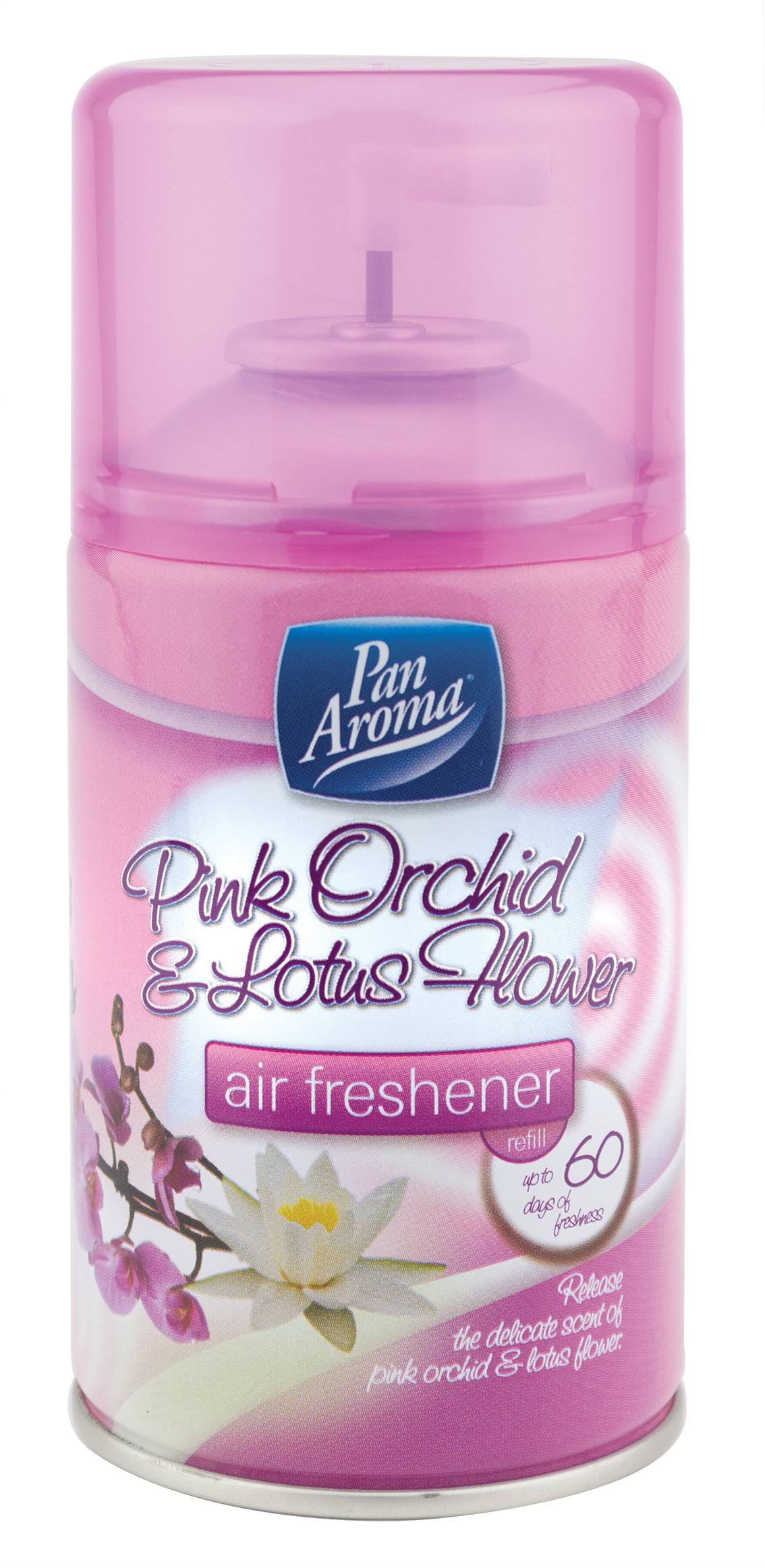 Pan Aroma Pink Orchid Lotus Flower Air Freshener Refill 250ml Fragrance Spray