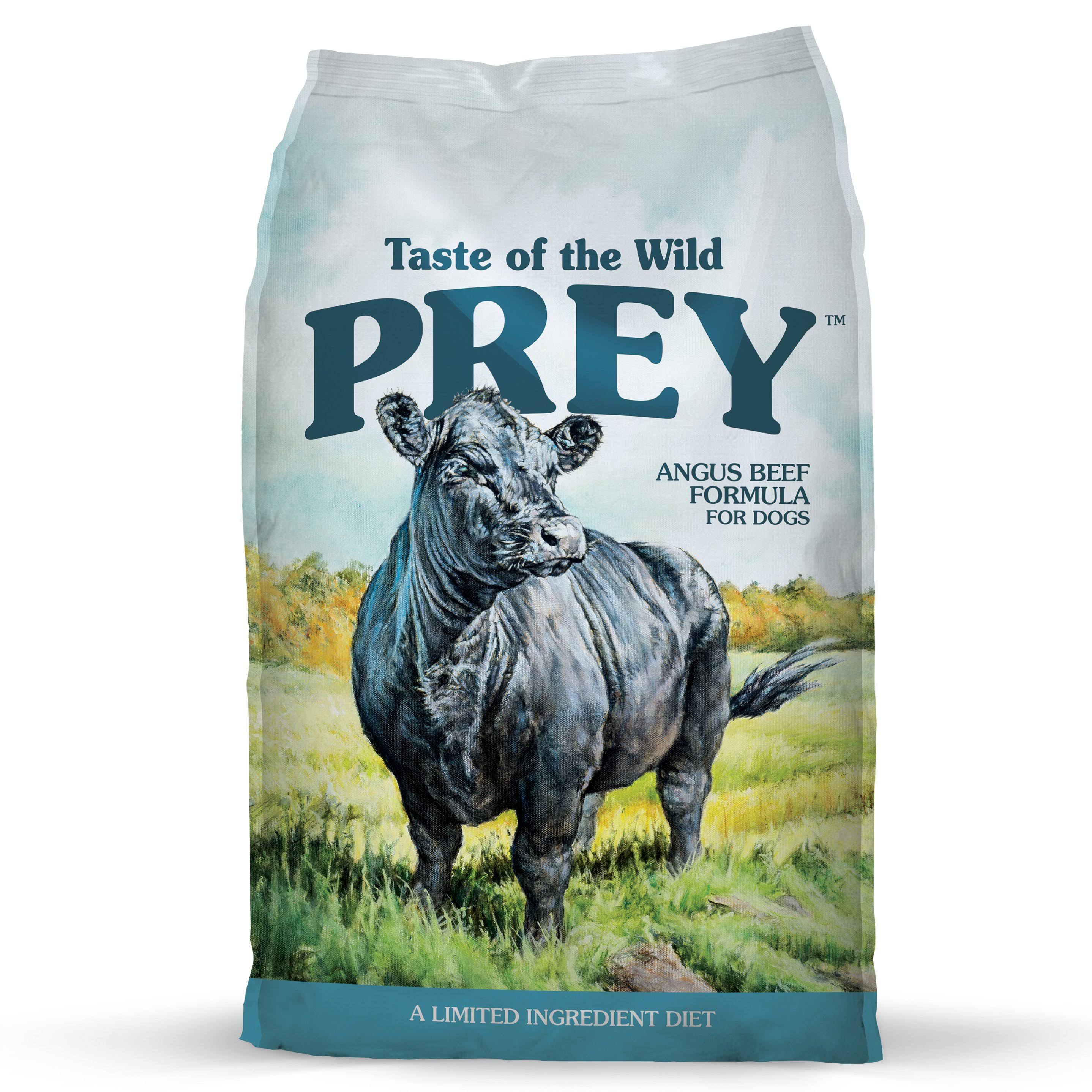 Taste of The Wild 25 lb Prey Angus Beef Dog Food