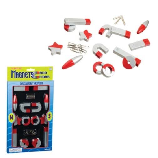 Toysmith Magnets & More Set - 24 Pieces