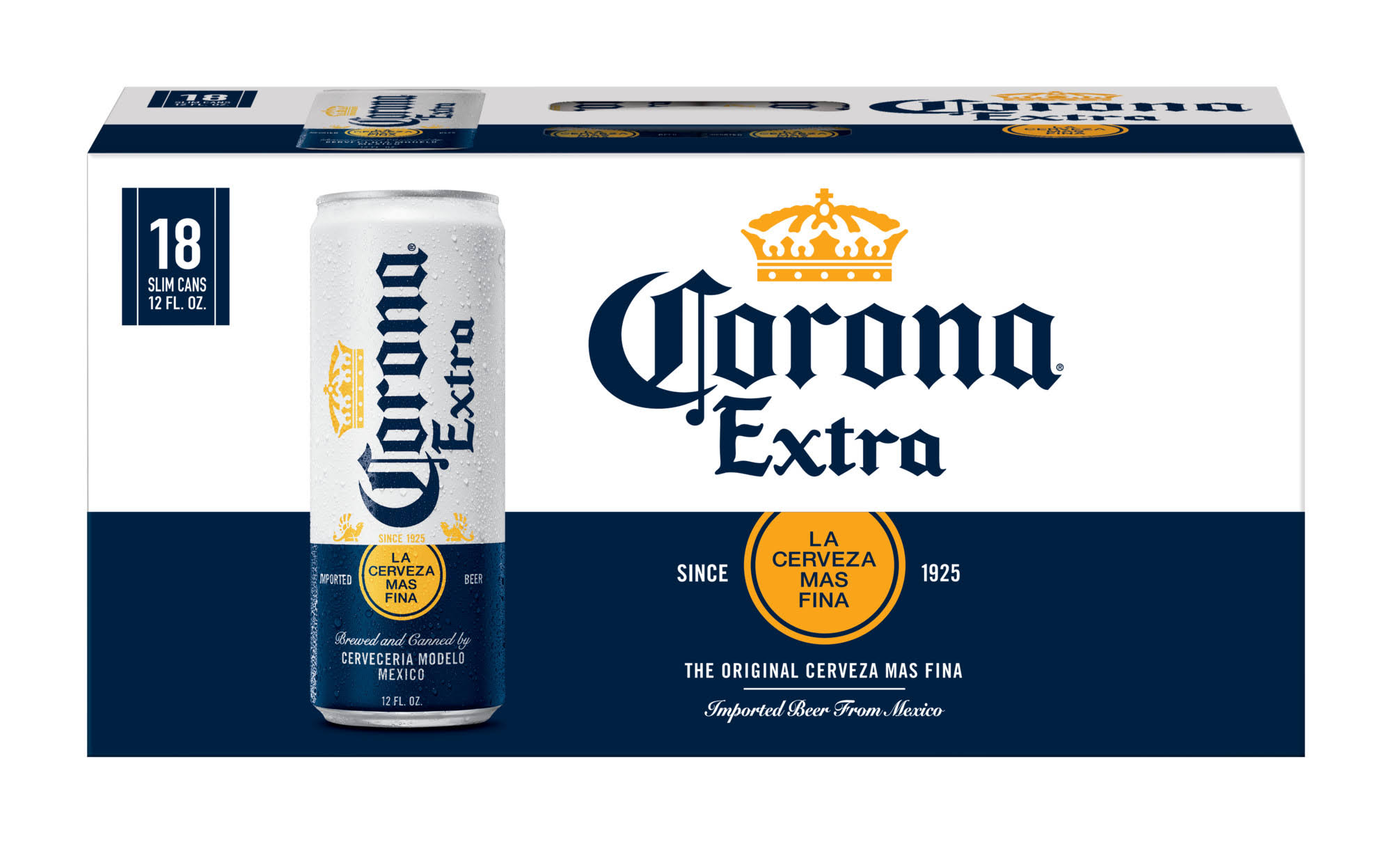 Corona Extra Beer - 18 pack, 12 fl oz cans