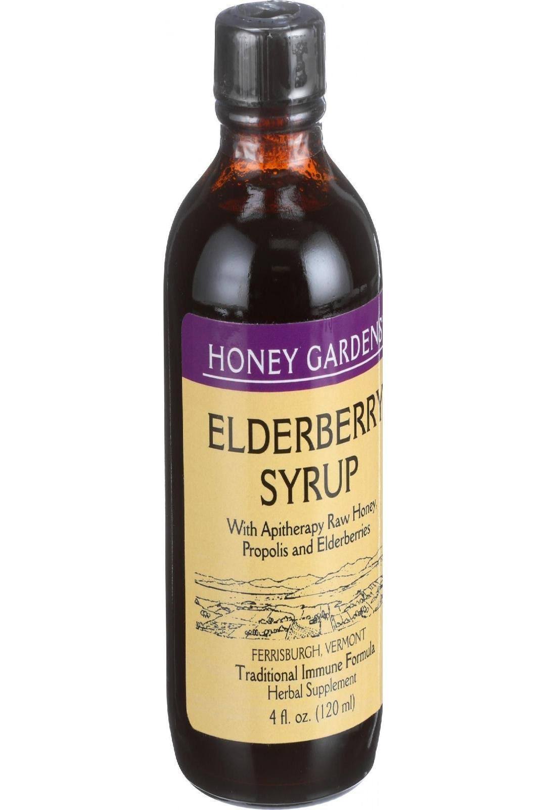 Honey Gardens Elderberry Syrup Supplement - 4oz