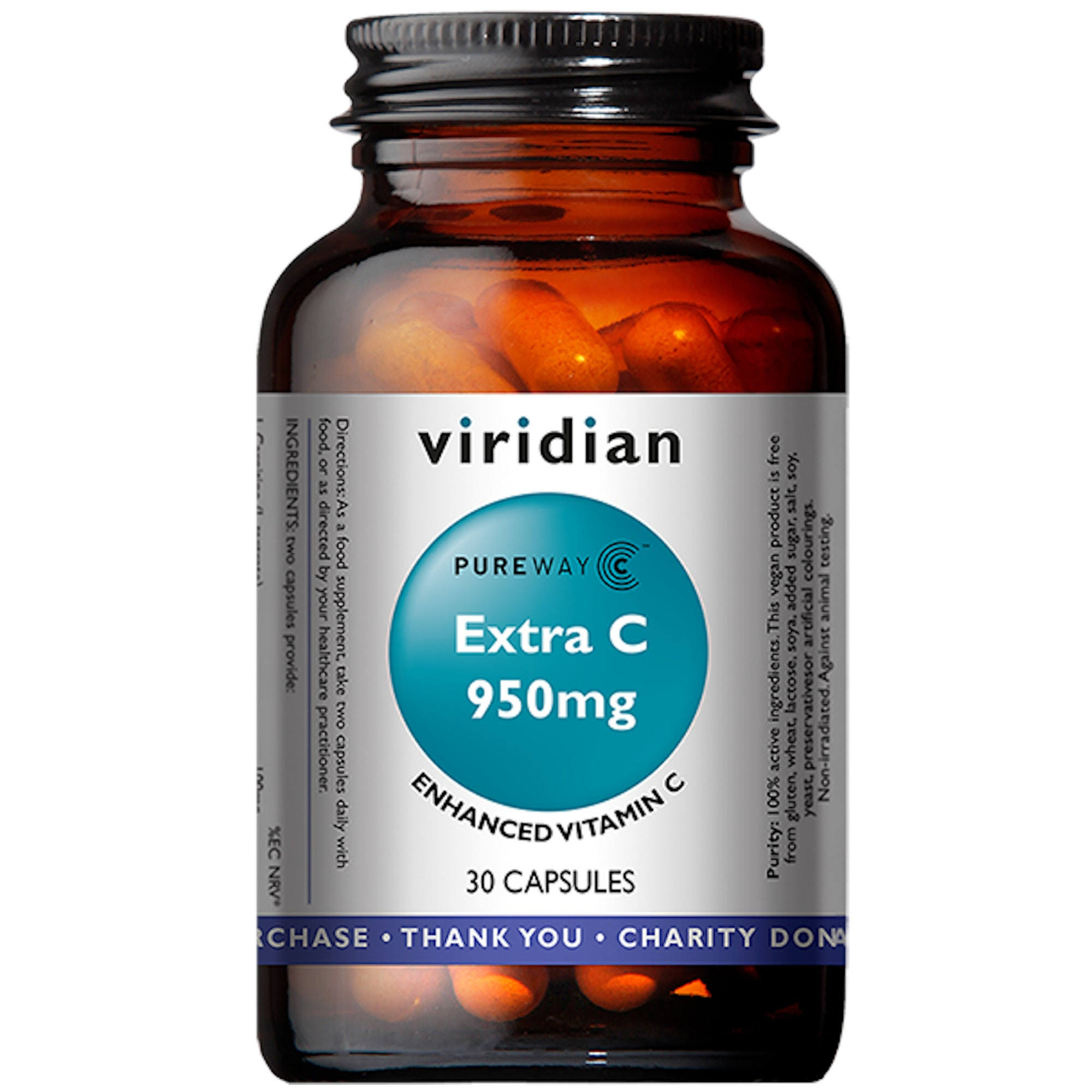 Viridian Extra C 950mg (90 Capsules)