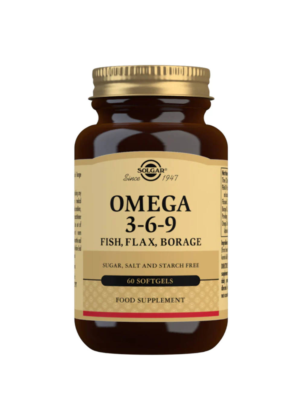 Solgar EFA 1300mg Omega 3-6-9 Dietary Supplement - 120 Softgels