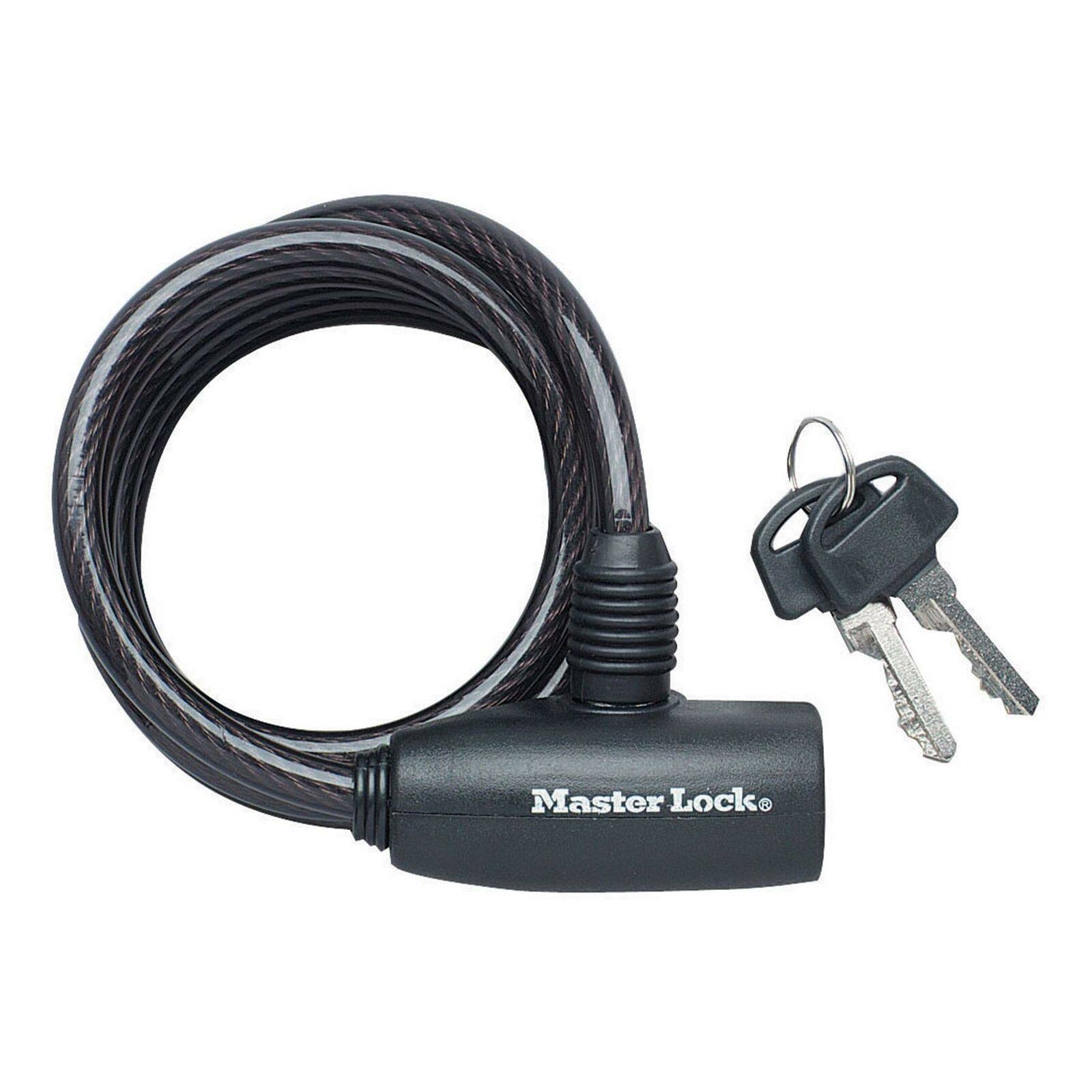 Master Lock Self Coiling Keyed Cable Lock