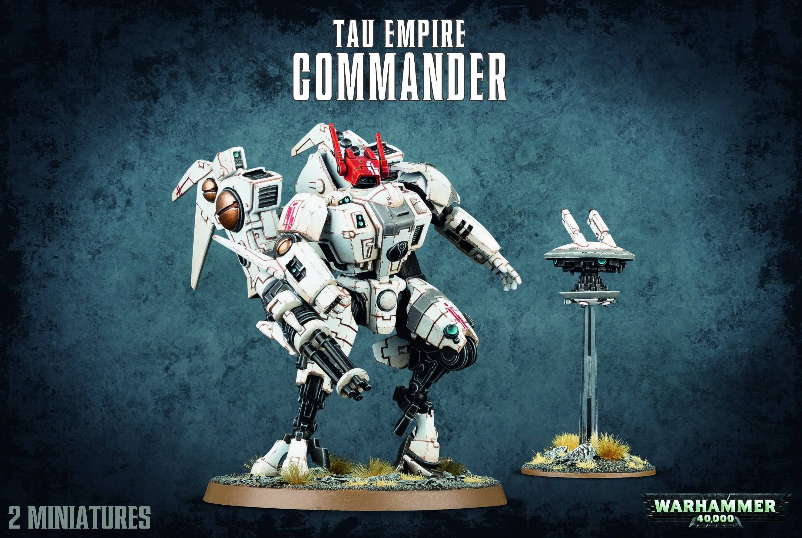 Warhammer Tau Empire Commander Miniature Figure