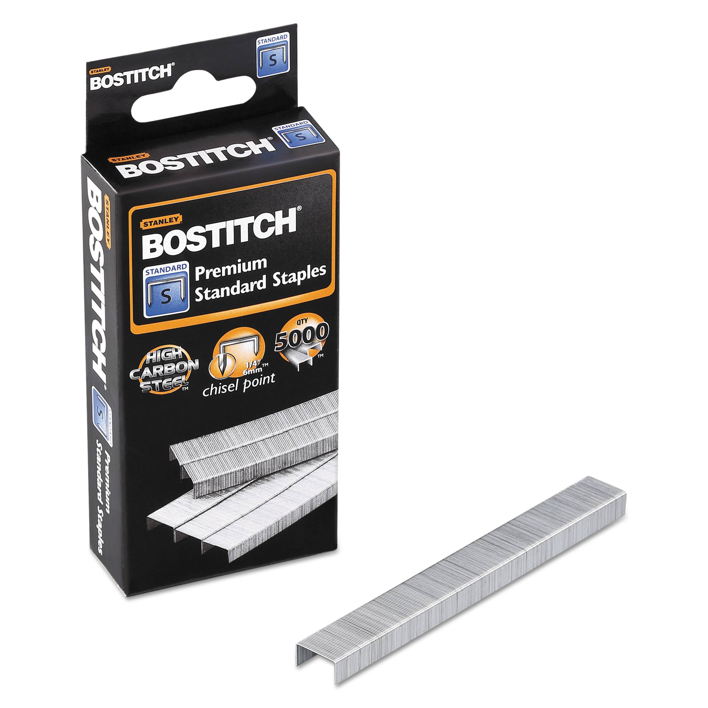 Bostitch Premium Standard Staples - 1/4''