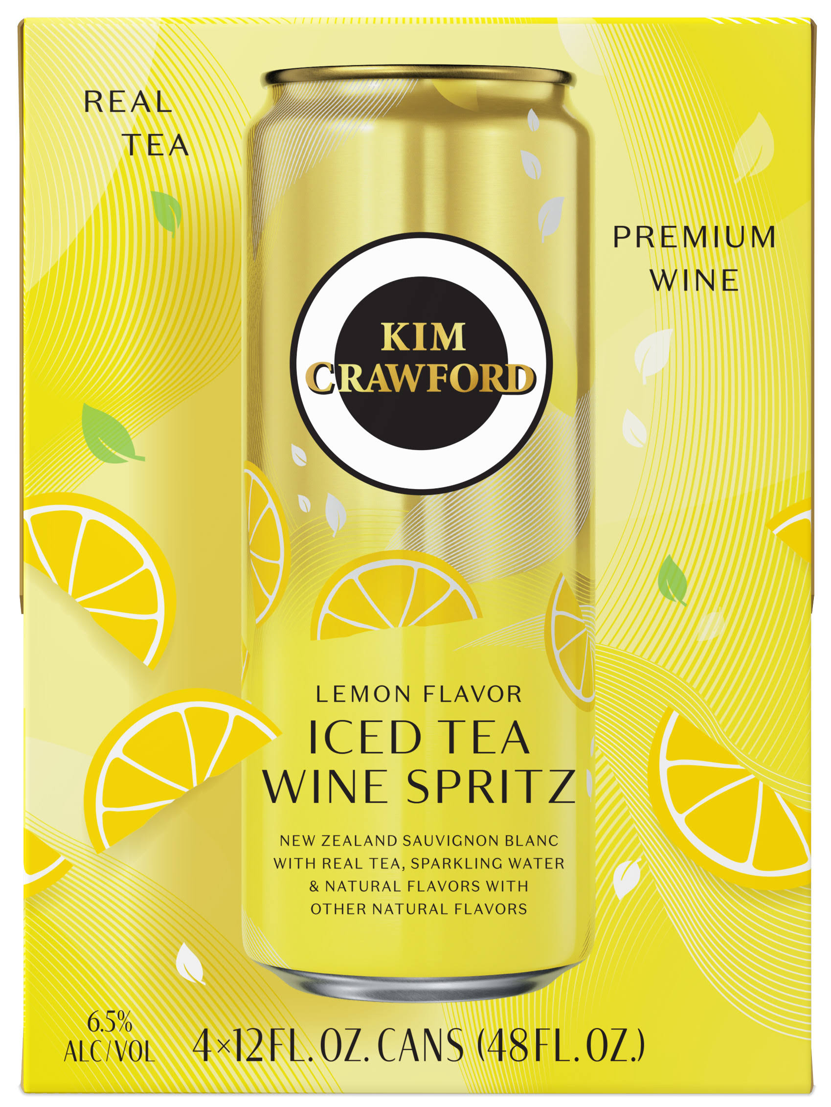 Kim Crawford Lemon Flavor Iced Tea Wine Spritz