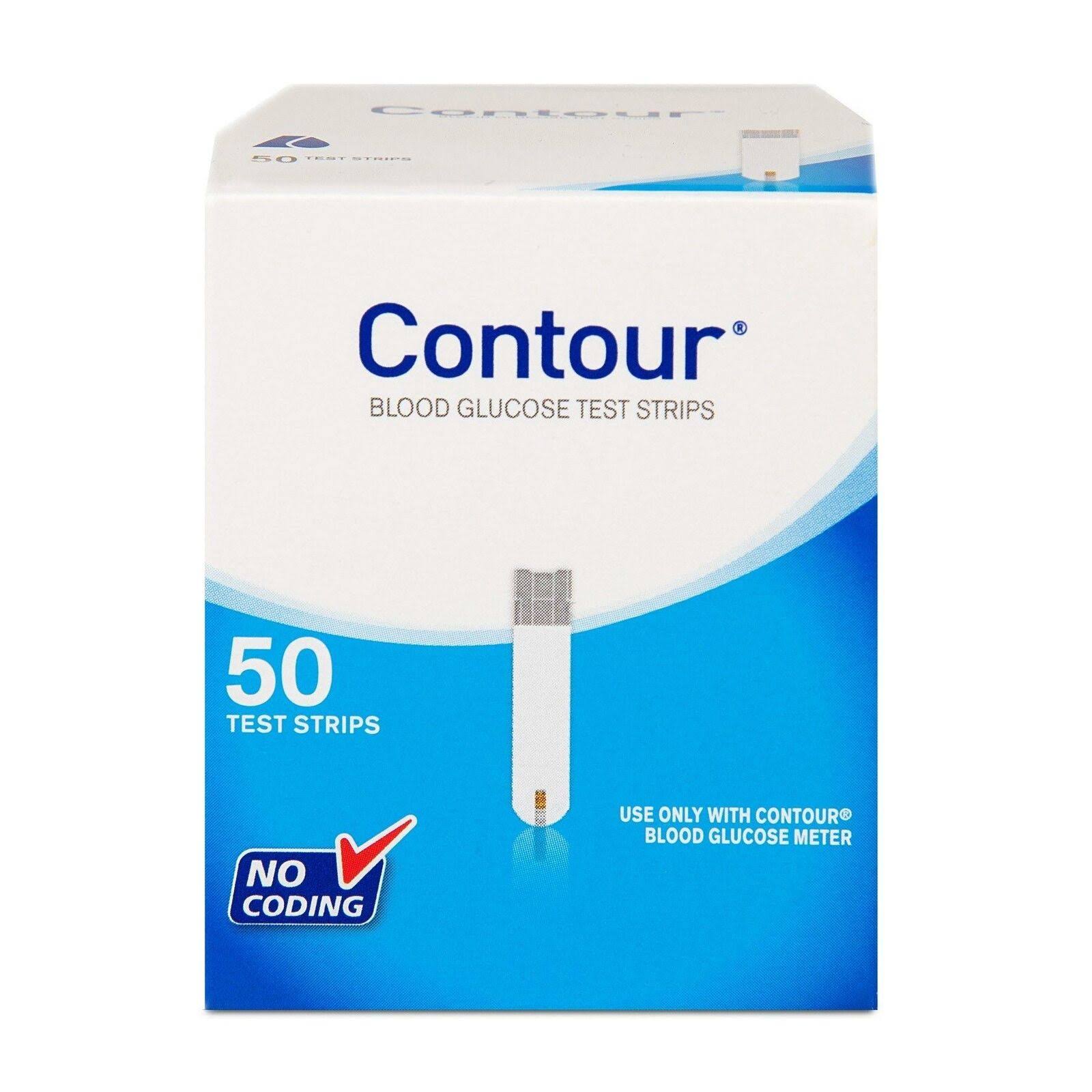 Contour Blood Glucose Test Strips - 50 Strips