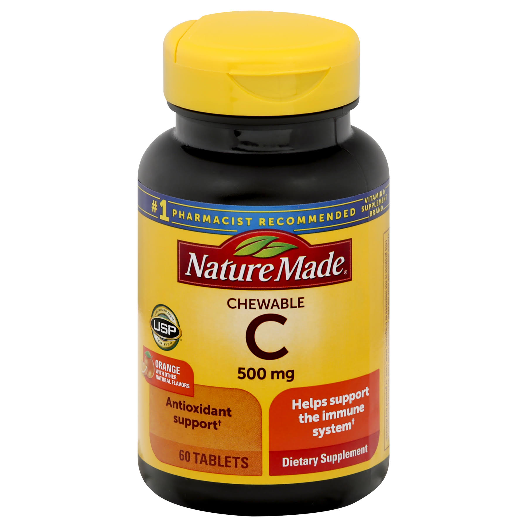 Nature Made Chewable Vitamin C Tablets - 500mg, 60ct