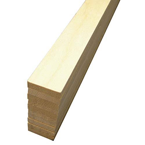 Midwest Basswood Sheet - 1/4 x 1 x 24'', 10 Pieces