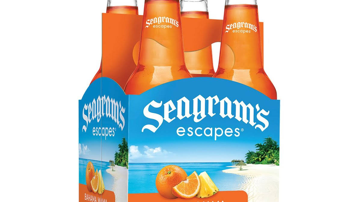 Seagram's Escapes Flavored Cooler - Bahama Mama, 4-11.2oz
