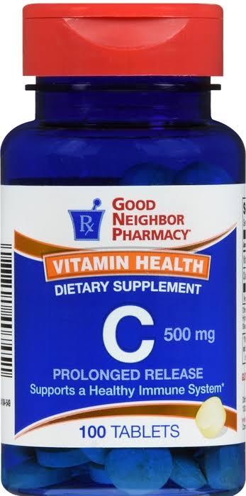 GNP Vitamin C 500 mg Prolonged Release - 100 Tablets