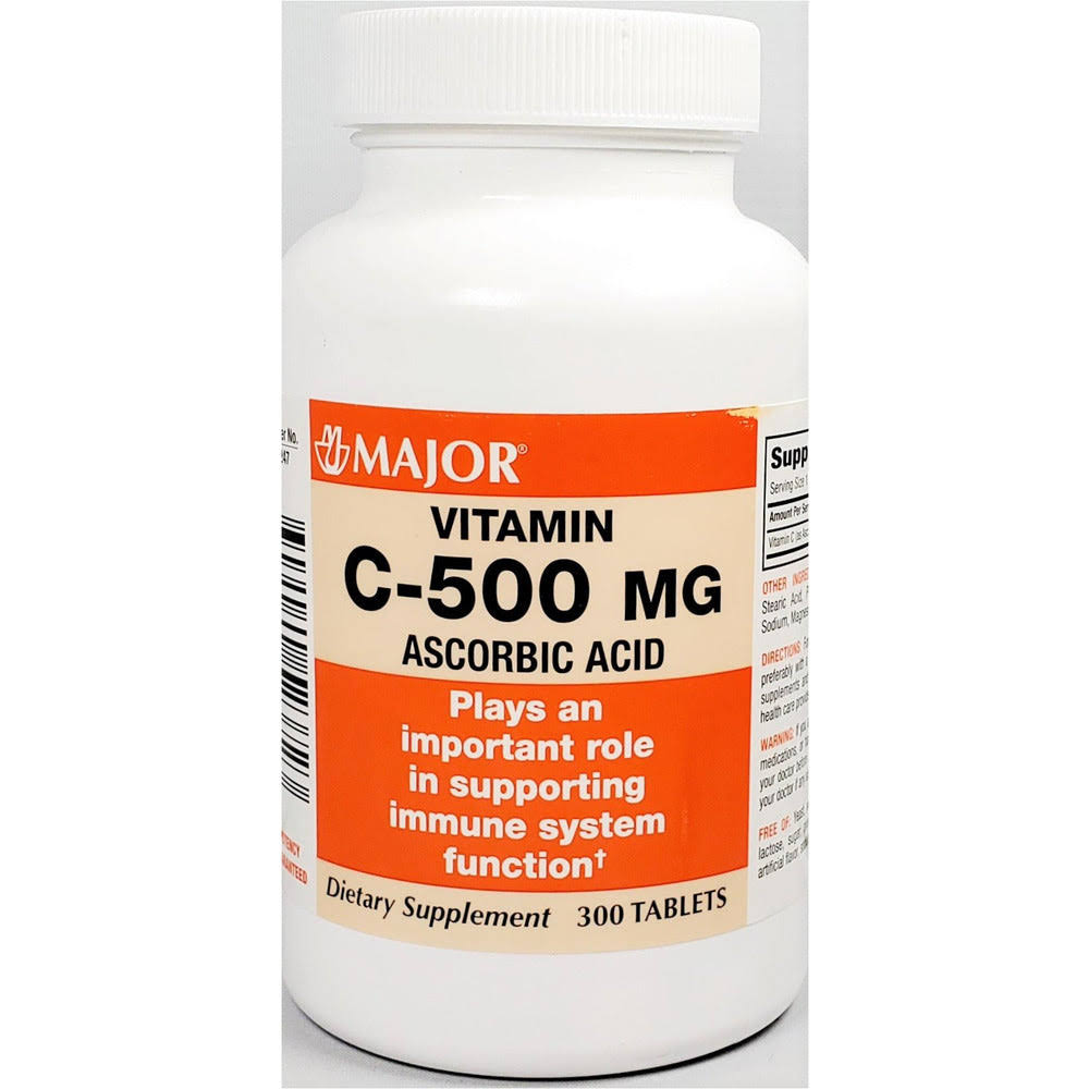 Major Vitamin C Dietary Supplement - 500mg, 300ct