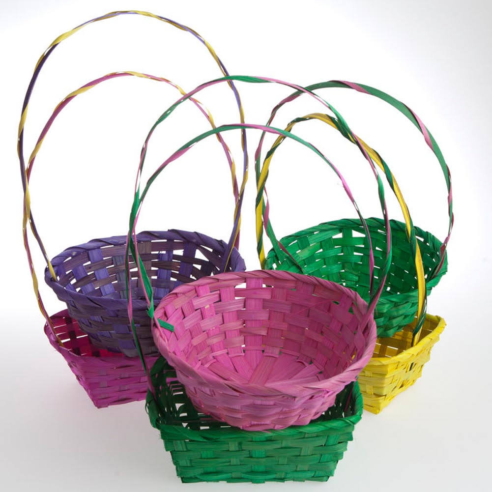 Bamboo Easter Baskets, Small - 6 count