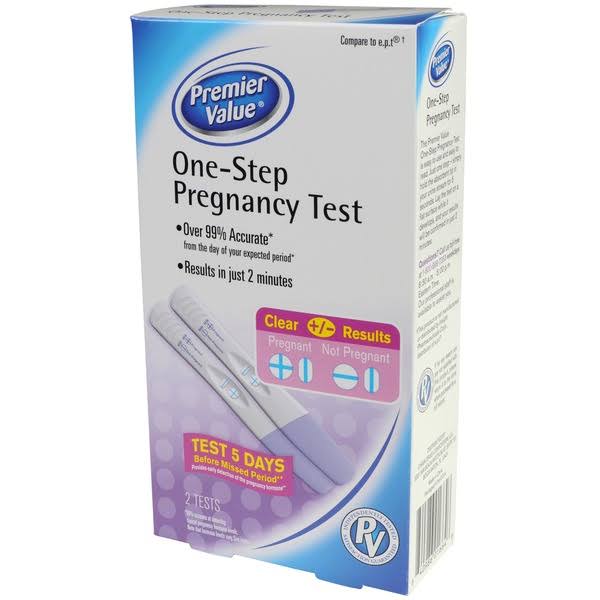 Premier Value Pregnancy Stick - 2ct