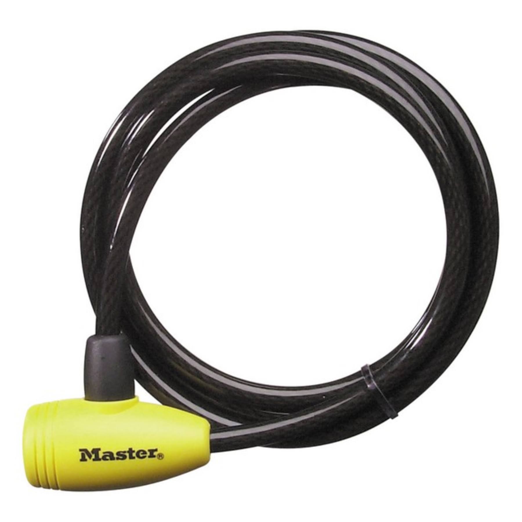 Master Lock 8154DPF Keyed Locking Cable - 6' x 3/8"