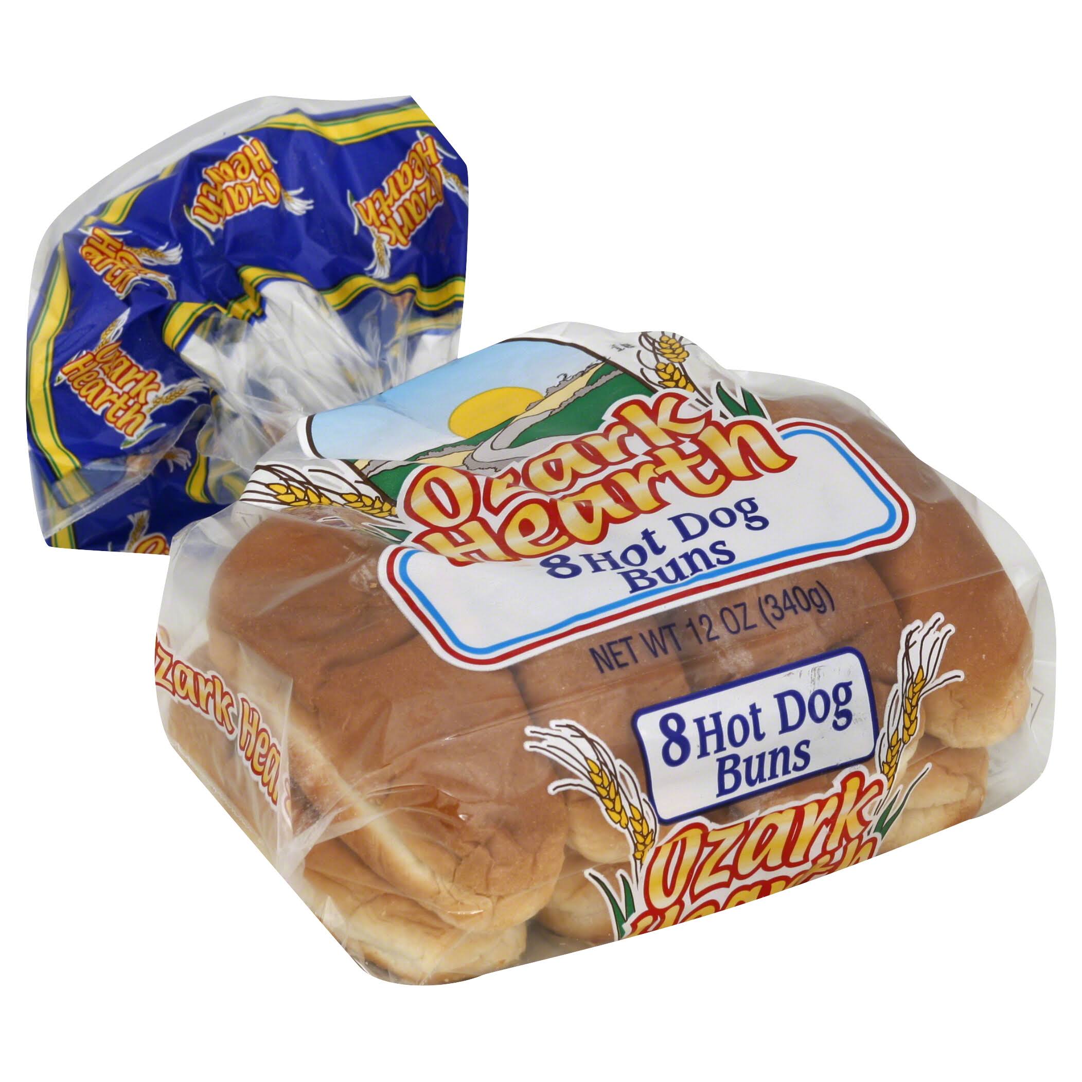 Ozark Hearth Hot Dog Buns - 8 buns, 12 oz