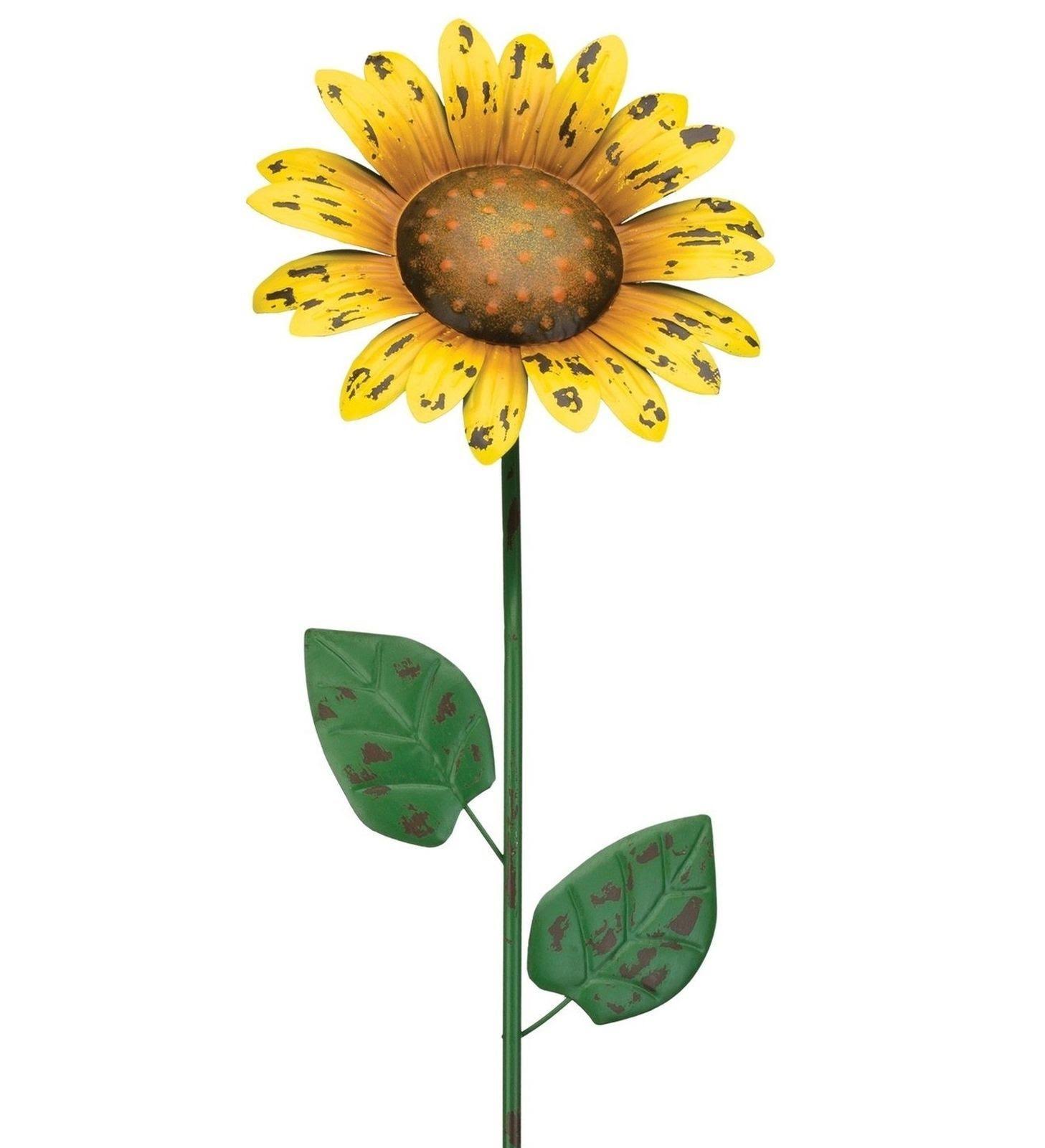 Regal Art & Gift 36" Rustic Sunflower Flower Stake