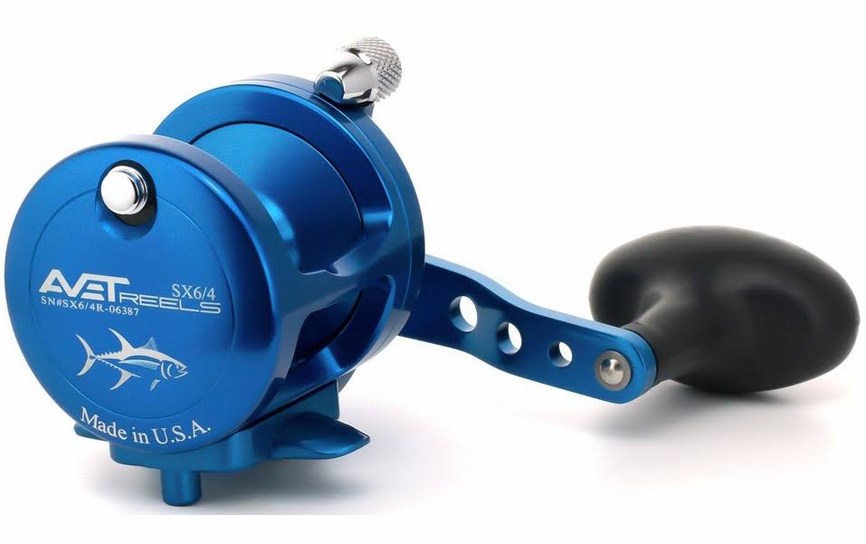 Avet SX 6/4 2-Speed Lever Drag Casting Reels Blue
