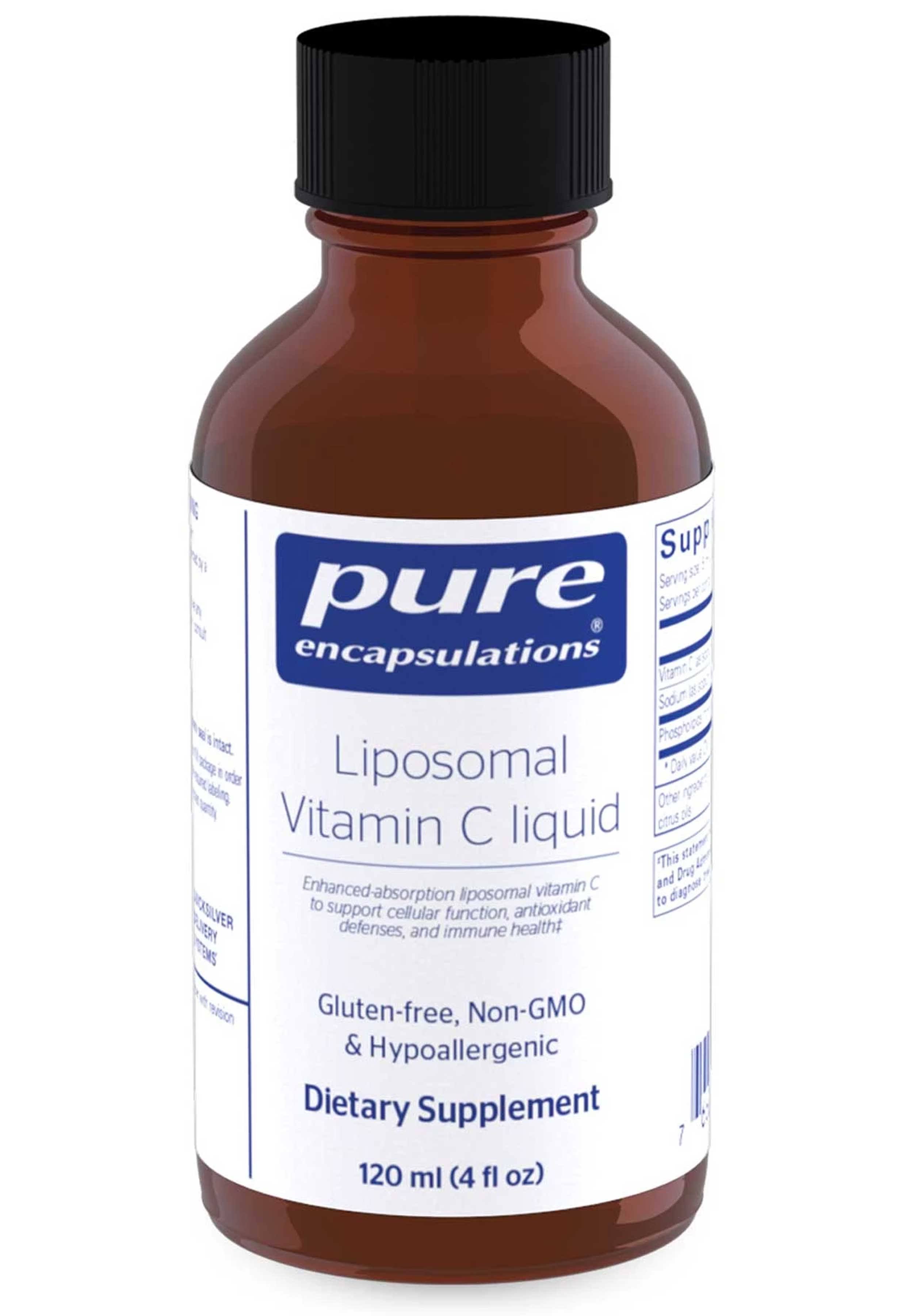 Pure Encapsulations Liposomal Vitamin C Liquid Dietary Supplement - 4oz