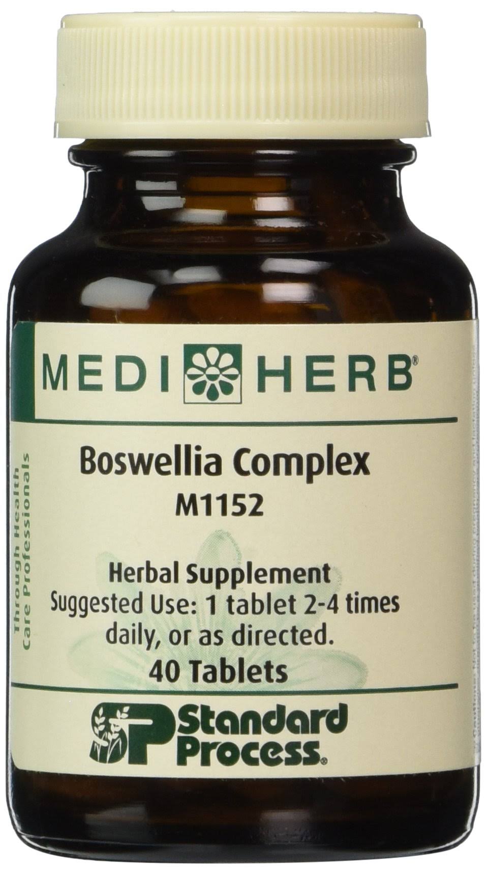Standard Process Mediherb Boswellia Complex M1152 Herbal Supplement - 40 Tablets