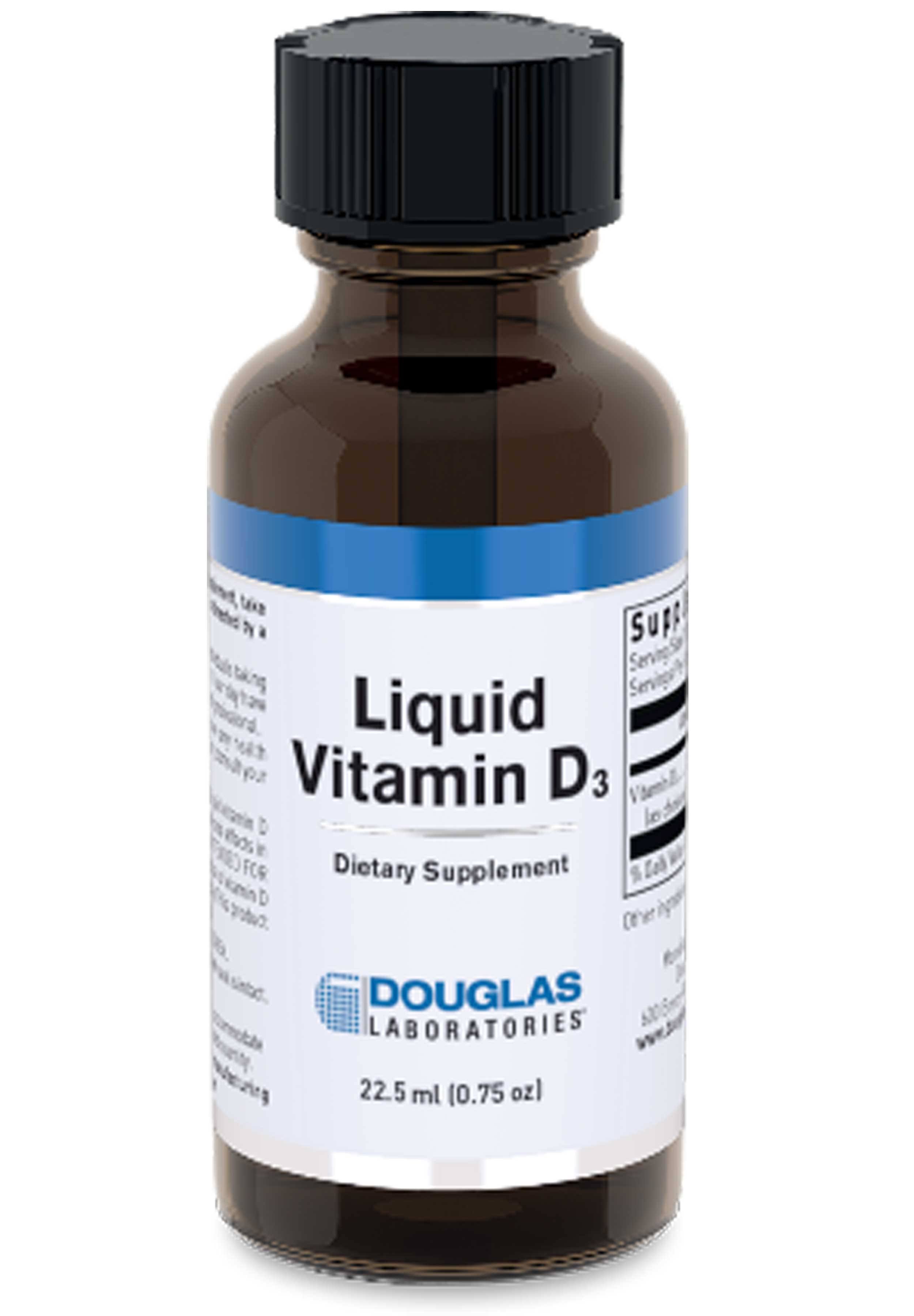 Douglas Laboratories Liquid Vitamin D-3 - 0.75 oz (22.5 ml)