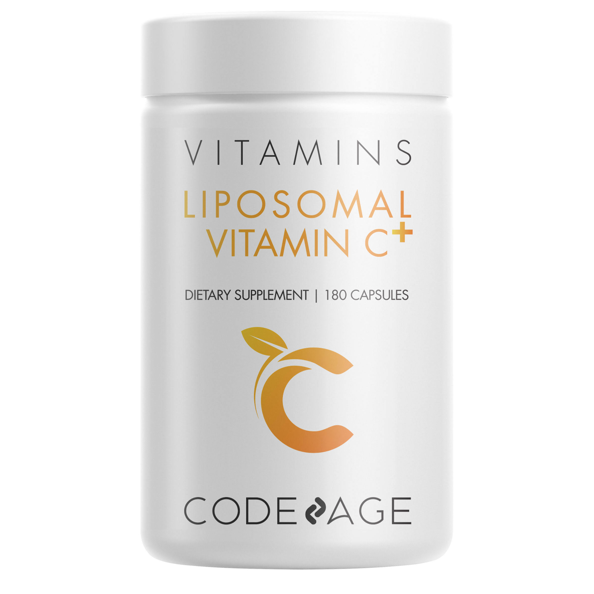 Codeage Vitamins Liposomal Vitamin C+ 180 Capsules