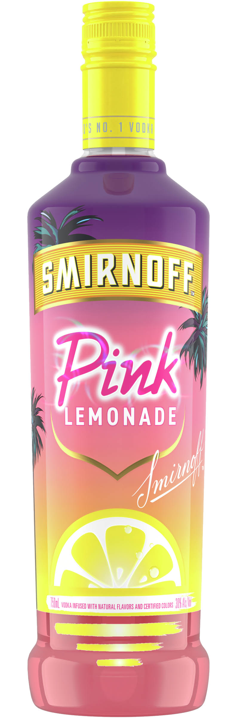 Smirnoff Pink Lemonade Vodka 75cL Blush Pink